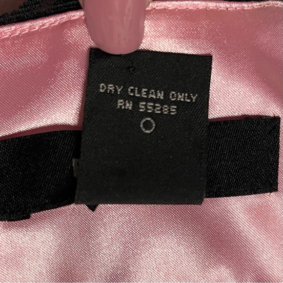 Vintage Express Silk Slip Dress Womens SZ 12 Lace Ruffle Whimsygoth Fairy Grunge - Picture 15 of 15